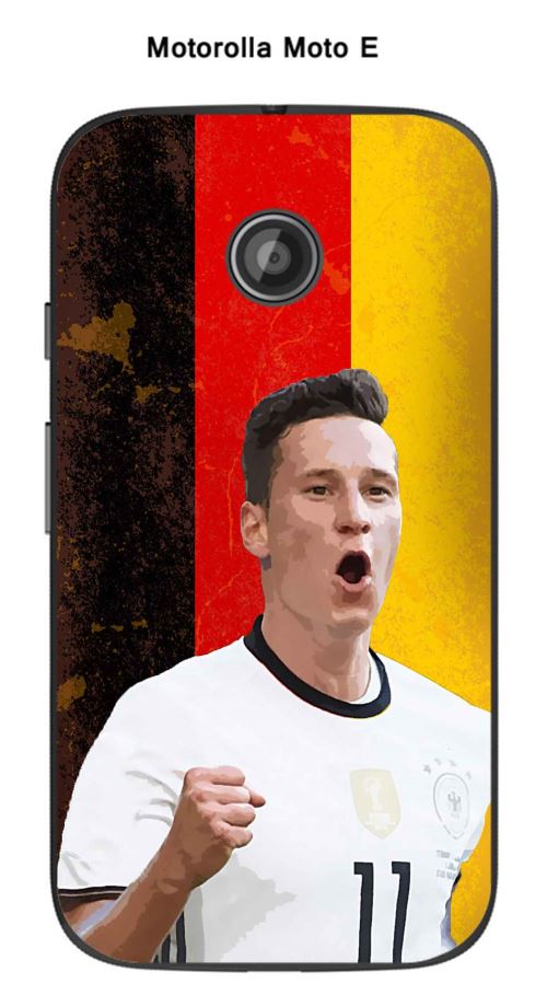 Coque Motorola Moto E - 3G design Draxler & Drapeaux