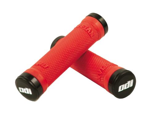 ODI Ruffian Poignées de verrouillage ODI 130mm Rouge/Noir