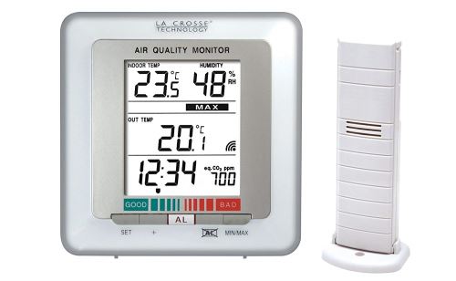 La Crosse Technology WS272 Station de températures avec indicateur de la qualité de l'air - Blanc