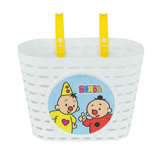 Studio 100 panier de vélo pour enfants Bumba junior 20 cm blanc