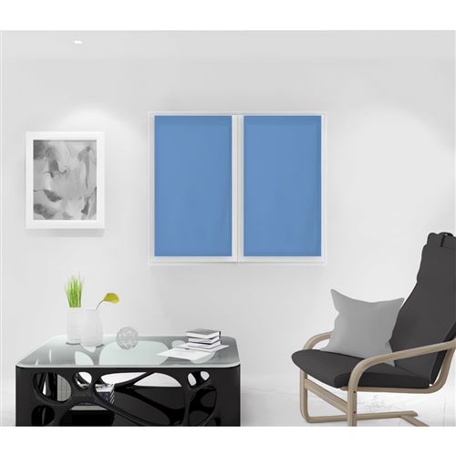 Paire de brise bise 45x90 cm DOLLY bleu