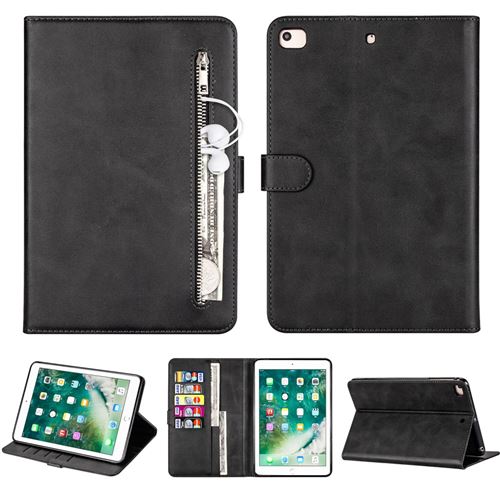 Etui en PU poche zippée noir pour votre Apple iPad Mini (2019) 7.9 pouces/4/3/2/1