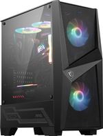Boitier Moyen Tour ATX MSI Mag Forge 100M RGB avec panneau vitré (Noir)