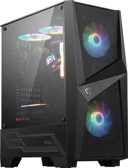 MAG FORGE 100M - Tour Midi - Noir - RGB - Verre Trempé