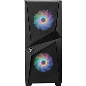 Boitier Moyen Tour ATX MSI Mag Forge 100M RGB avec panneau vitré (Noir)