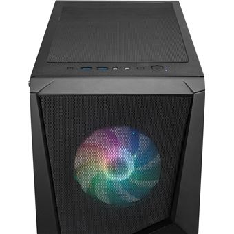 Boitier Moyen Tour ATX MSI Mag Forge 100M RGB avec panneau vitré (Noir)