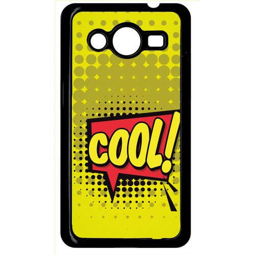 Coque Samsung Galaxy Core 2 Cool Fond Jaune