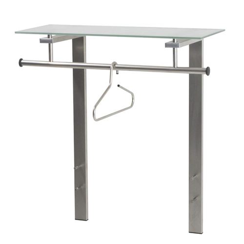 Spinder Design Dutch Coat Rack with Frosted Glass – Nickel