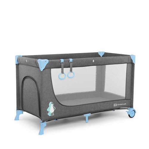 Kinderkraft Joy Lit Bébé Berceau Lit d'appoint bébé Lit parapluie Parc Enfant - Bleu