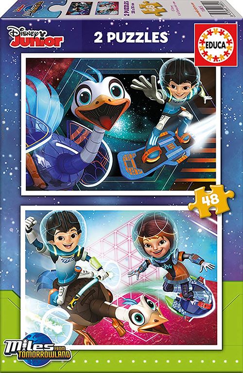 Educa - 16805 - Puzzle - Miles Van Morgen - 2 x 48 Pièces