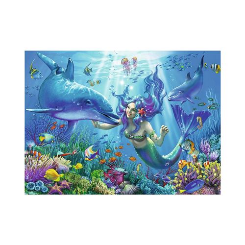 Puzzle phosphorescent Ravensburger - Paradis sous-marin lumineux, 200 pièces