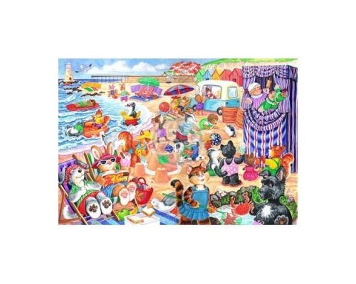 Puzzle 80 Pièces : Pièces XXL - At The Seaside, The House of Puzzles