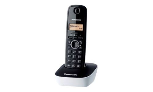 Panasonic KX-TG1611 - Téléphone sans fil avec ID d appelant - DECT - (conférence) à trois capacité d appel - ivoire