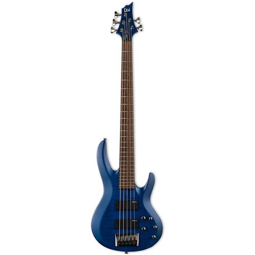 ESP LTD B-205FM See Thru Blue basse 5 cordes