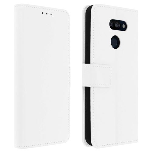 Housse pour LG K40s Porte-carte Fonction Support Vidéo Blanc