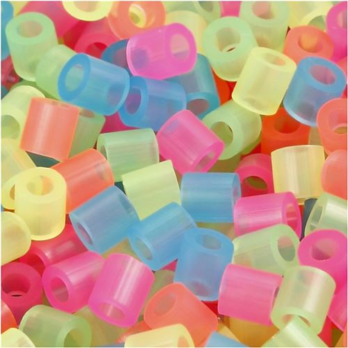 Creotime perles de repassage couleurs néon 5000 pièces