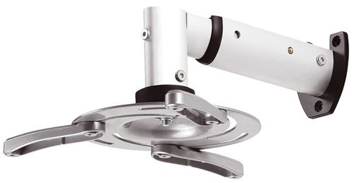 MyWall H16-5L Support mural pour TV projecteur Distance 260-335 mm Pivotant 360° Inclinaison 20° Argent