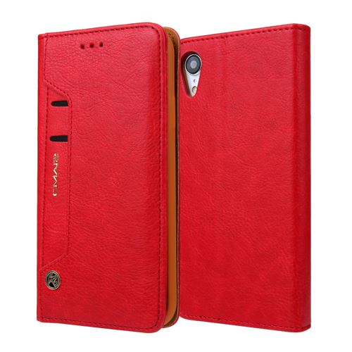Etui en PU en couleur rouge pour Apple iPhone XR 6.1 inch