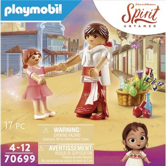Playmobil Spirit Au galop en toute liberté 70699 Lucky enfant avec Milagro