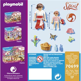 Playmobil Spirit Au galop en toute liberté 70699 Lucky enfant avec Milagro
