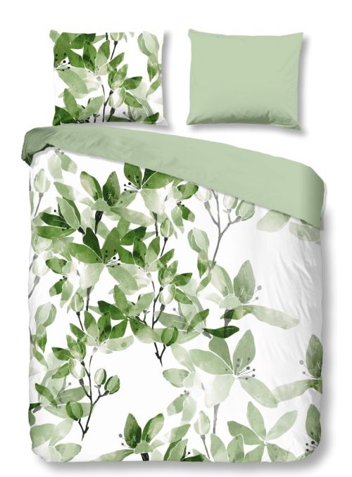 Good Morning Enveloppe de couette Liysa green 200 x 220 cm