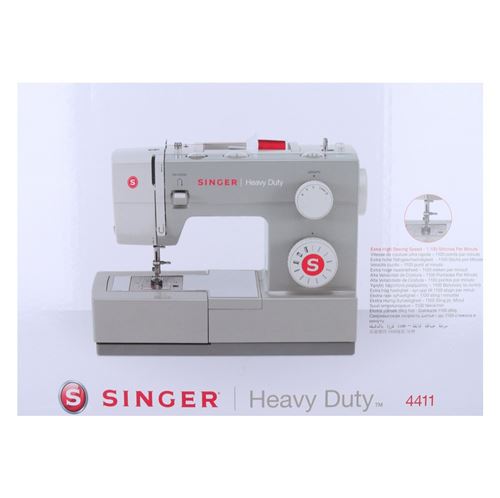 Singer Machine à coudre Heavy Duty 4411 Gris 105 W