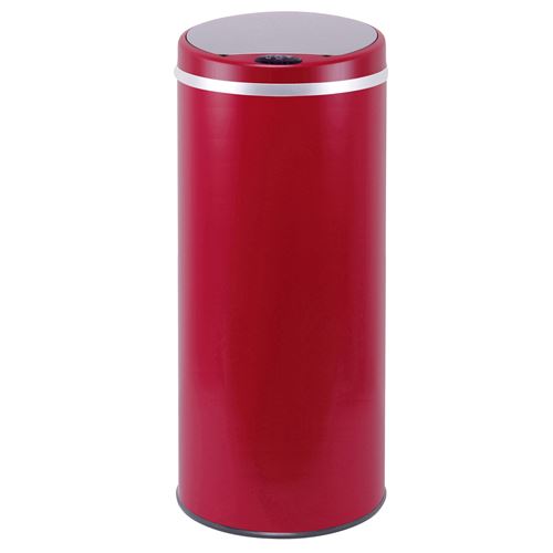Poubelle de cuisine automatique SOHO Rouge Acier inoxydable 42L