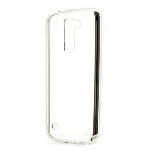 Étui LG K10 Ref. 199568 TPU Métal Argenté
