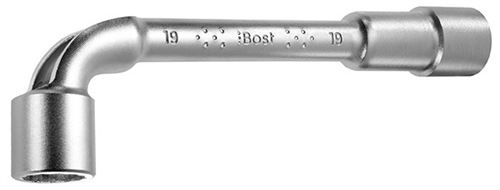 Clé à pipe BOST débouché Ø6 mm - 6 et 12 pans - 693206
