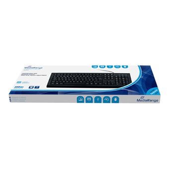 MediaRange MROS101 - Clavier - USB - QWERTZ - noir - 1