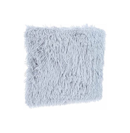 Coussin Imitation Fourrure Long 45x45cm Gris