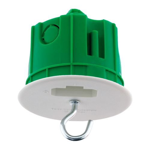 Zenitech Vert Blm - Boîte Dcl Point De Centre Murs Pleins Ø65mm