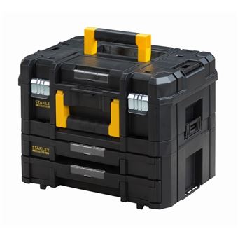 Kit Mallette + Mallette 2 tiroirs Tstak-Fatmax STANLEY 21,5L - 44 x 33,17 x 32,6 cm - FMST1-71981 - 1