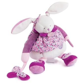 Animal en peluche Doudou et Compagnie Pantin d'activités Cerise