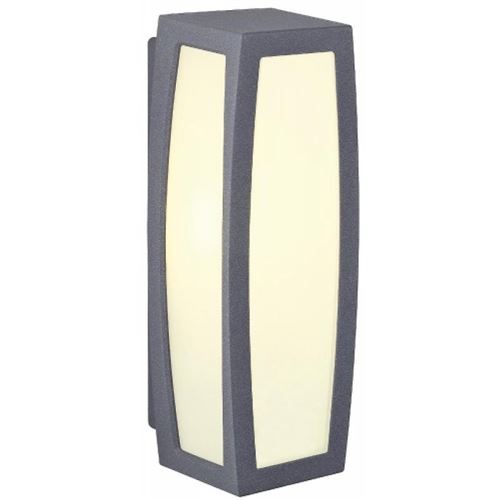 MERIDIAN BOX applique, gris argent, E27, max. 25W - Slv - Gris argent
