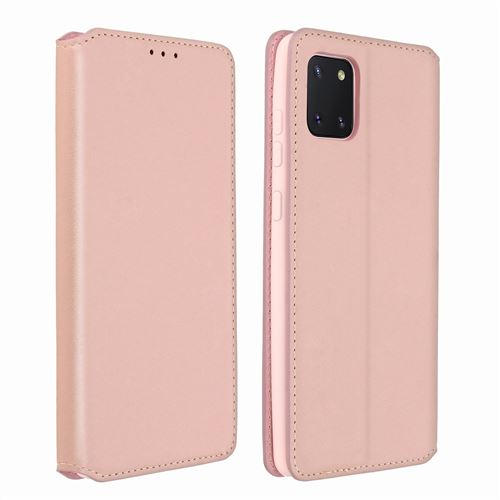 Housse Pour Galaxy Note 10 Lite Clapet Porte-carte Fonction Support Rose gold