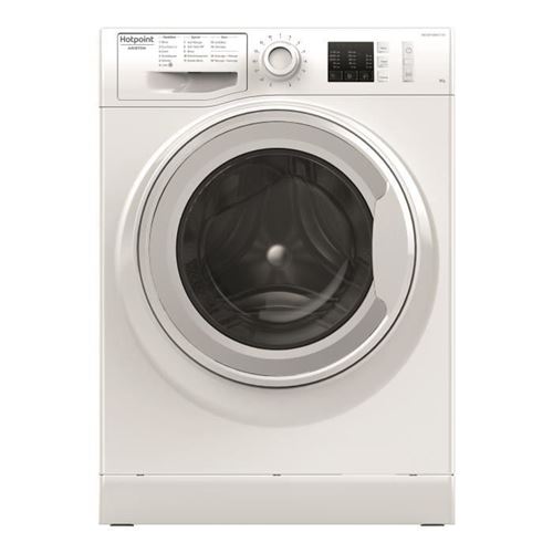 Hotpoint Ariston NM10 823 W FR - Machine à laver - indépendant - largeur : 59.5 cm - profondeur : 60.5 cm - hauteur : 85 cm - chargement frontal - 62 litres - 8 kg - 1200 tours/min - blanc