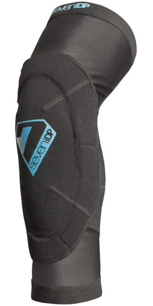 Seven Sam Hill Genouillères Adulte Unisexe, Noir/Bleu, L