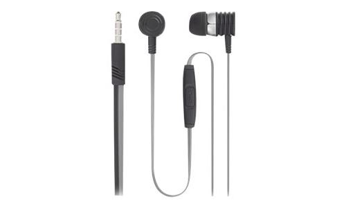 KeyOuest URBAN - Écouteurs avec micro - intra-auriculaire - filaire - jack 3,5mm - gris