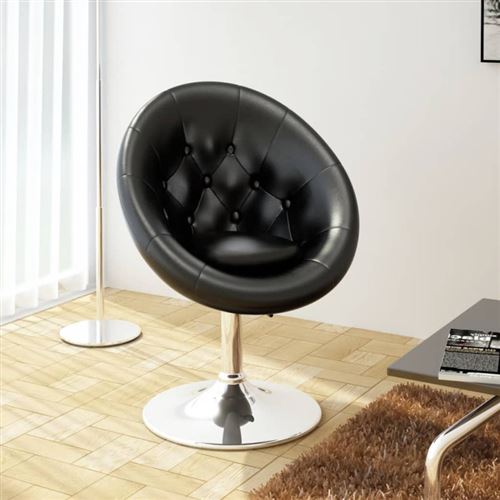 Vidaxl Noir Tabouret De Bar Similicuir - Image 1