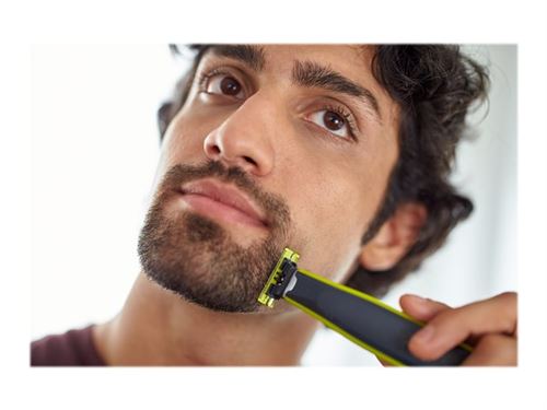 Philips OneBlade QP2530 - Tondeuse - snoerloos - limoengroen/houtskoolgrijs
