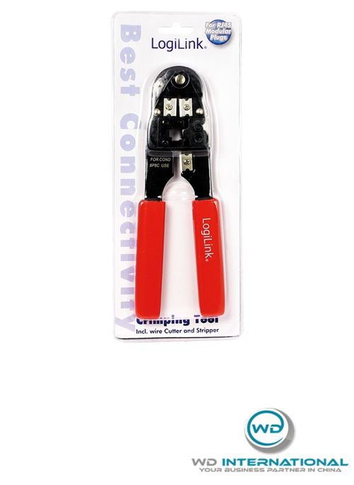 Logilink - Pince &agrave; sertir WZ0004 - rouge
