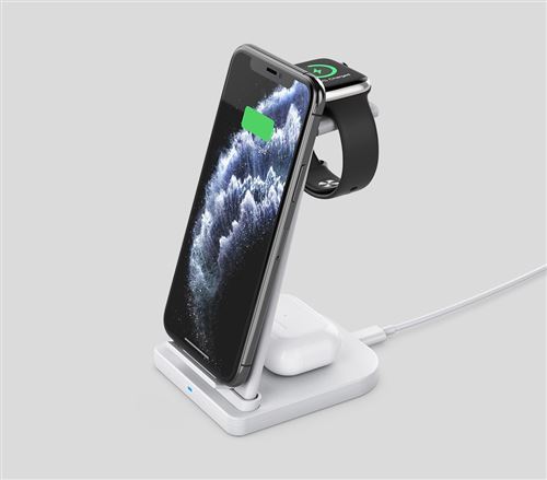 en Station de Charge Sans Fil Qumox Support Qi Chargeur