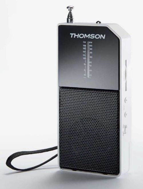 Radio De Poche Am / Fm Thomson Grise