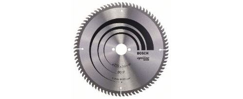 Bosch Lame De Scie Circulaire Optiline Wood Ø 30Mm - 250 X 30 X 3,2 Mm, 80 - 2 608 640 660