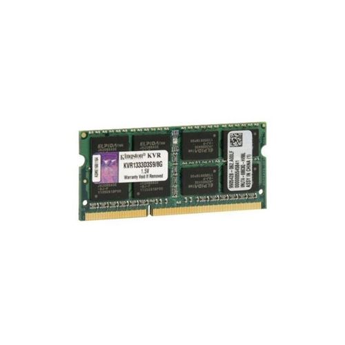 Kingston ValueRAM - DDR3 - module - 8 Go - SO DIMM 204 broches - 1333 MHz / PC3-10600 - CL9 - 1.5 V - mémoire sans tampon - non ECC