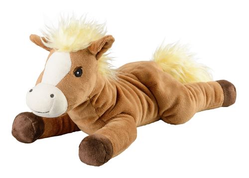 Warmies poney câlin chaud 36 cm marron