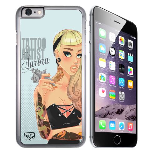 Coque pour iPhone 7 princesse aurore artiste
