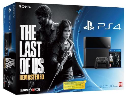 Sony PlayStation 4 - Console de jeux - 500 Go HDD - noir de jais - The Last of Us Remastered