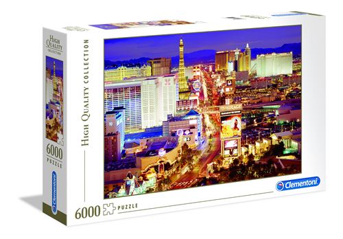 Puzzle 6000 Pièces : Las Vegas, Clementoni